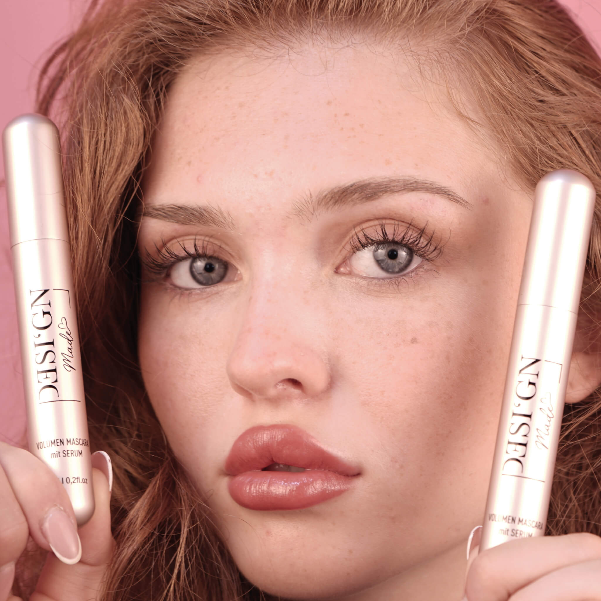 VOLUMEN MASCARA MIT WACHSTUMSERUM 6ML - DESI'GN MADE