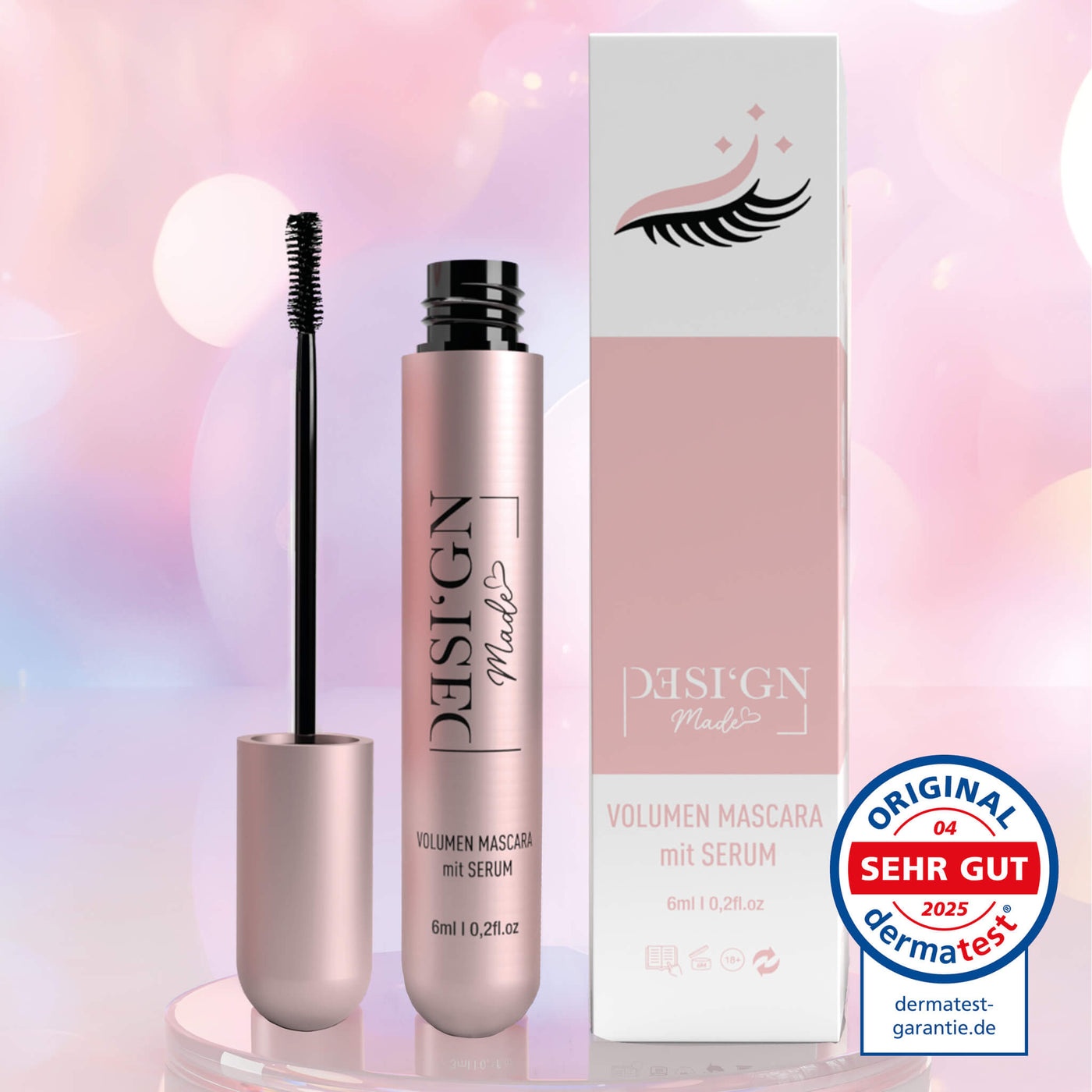 VOLUMEN MASCARA MIT WACHSTUMSERUM 6ML